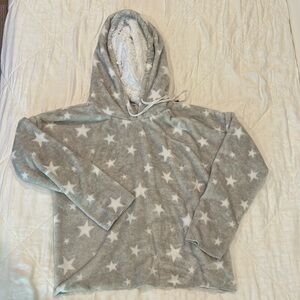 PJ Salvage star fuzzy hoodie